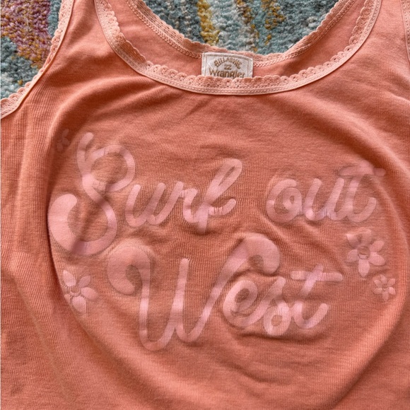 Peach Wrangler x BILLABONG Vintage Tank - girly cutesy - Picture 5 of 8